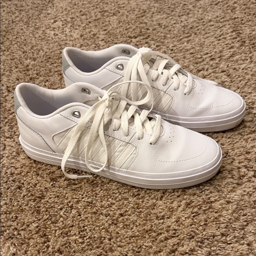 K-Swiss White Athletic Shoes